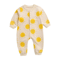 Cute and Comfy Cartoon Style Cotton Baby Rompers