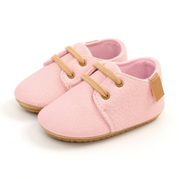 Charming Leather Baby Crib Sneaker Shoes