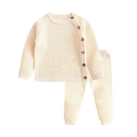 Cotton Cloudlet Knitted Baby Sweater Set