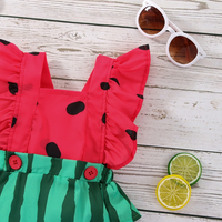 Watermelon Romper Jumpsuit Overall