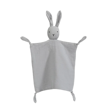 Cotton Muslin Bunny Burp Cloth Blanket Bib