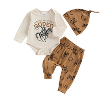 Long Sleeve My First Rodeo Baby Set