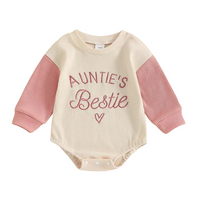 Auntie's Bestie Waffle Baby Bodysuit