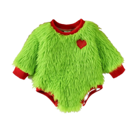 Christmas Grinch Fur Baby Bodysuit