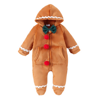 Hooded Gingerbread Man Jumpsuit