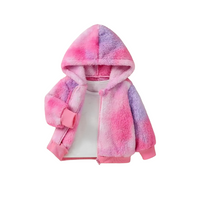 Long Sleeve Colorful Tie-Dye Hooded Jacket