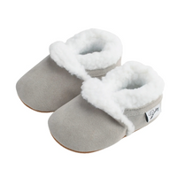 Unisex Solid Plush Baby Shoes