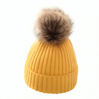 Pompom Winter Knitted Cotton Baby Beanie Hat