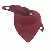 Solid Color Triangle Scarf Bib