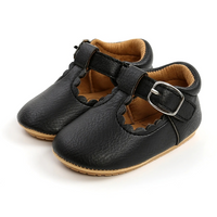 Trendy T-Tied Leather Strapped Baby Shoes