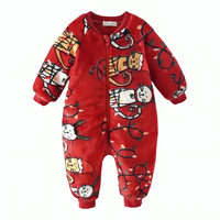 Warm Cozy Christmas Holiday Fleece Jumpsuits