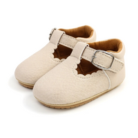 Trendy T-Tied Leather Strapped Baby Shoes