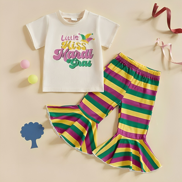 Little Miss Mardi Gras Toddler Set