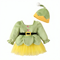 Christmas Elf Tulle Baby Costume Dress