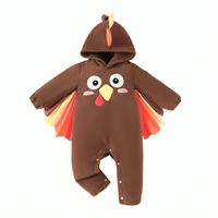 Thanksgiving Turkey Hooded Jumpsuit Costume