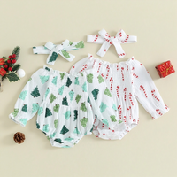 Christmas Style Themed Off Shoulder Bodysuit Set