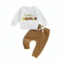 Little Pumpkin Colorful Crewneck Set