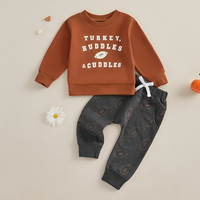 Turkey Huddles Cuddles Sweater Set