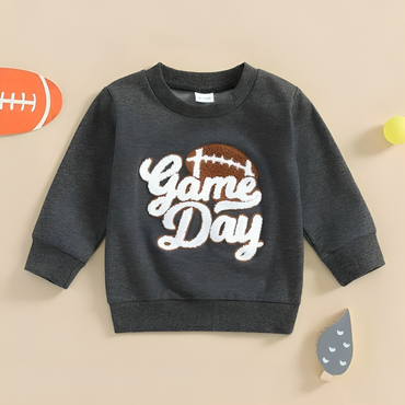 Game Day Football Embroidered Baby Sweatshirt