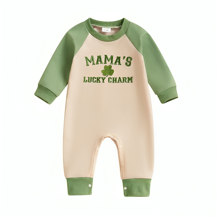 Mama's Lucky Charm Baby Jumpsuit