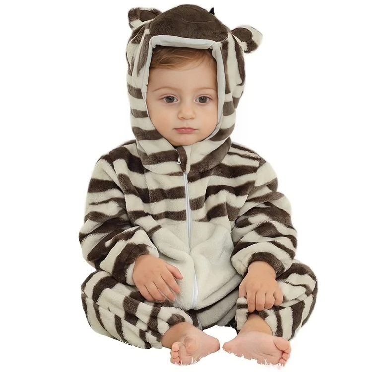 Zebra Baby Cotton Onesie