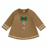 Christmas Gingerbread Pattern A-Line Dress