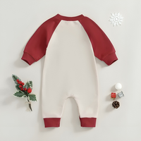 Baby's First Christmas Cotton Playsuit