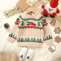 Christmas Vintage Knit Baby Sweater