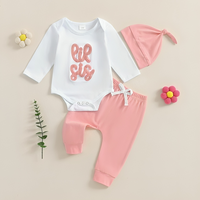 Long Sleeve Lil Sis Romper Baby Set