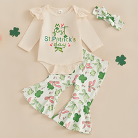 My First St. Patrick's Day Flared Pants Baby Set