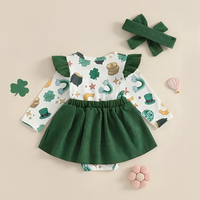 Long Sleeve St. Patrick's Day Baby Romper