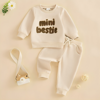 Long Sleeve Mini Bestie Embroidered Baby Set