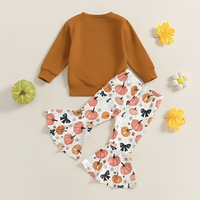 Little Pumpkin Flared Pants Baby Set