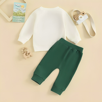 Long Sleeve Irish Embroidered Baby Set