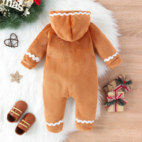 Hooded Gingerbread Man Jumpsuit