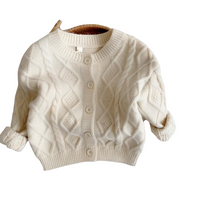 Full Sleeve Solid Knitted Sweater Top