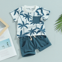 Palm Trees Summer Vibes Baby Set