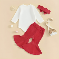 Miss Steal Your Heart Flared Pants Baby Set