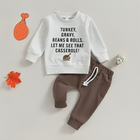 Thanksgiving Casserole Classic Sweater Set