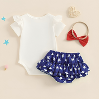 My First 4th of July Ruffled Baby Set