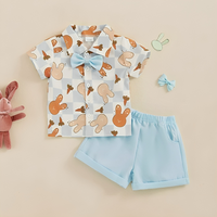 Short Sleeve Easter Gentleman Baby Set