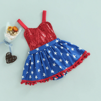 Sequin Stars Tassel Baby Baby Dress