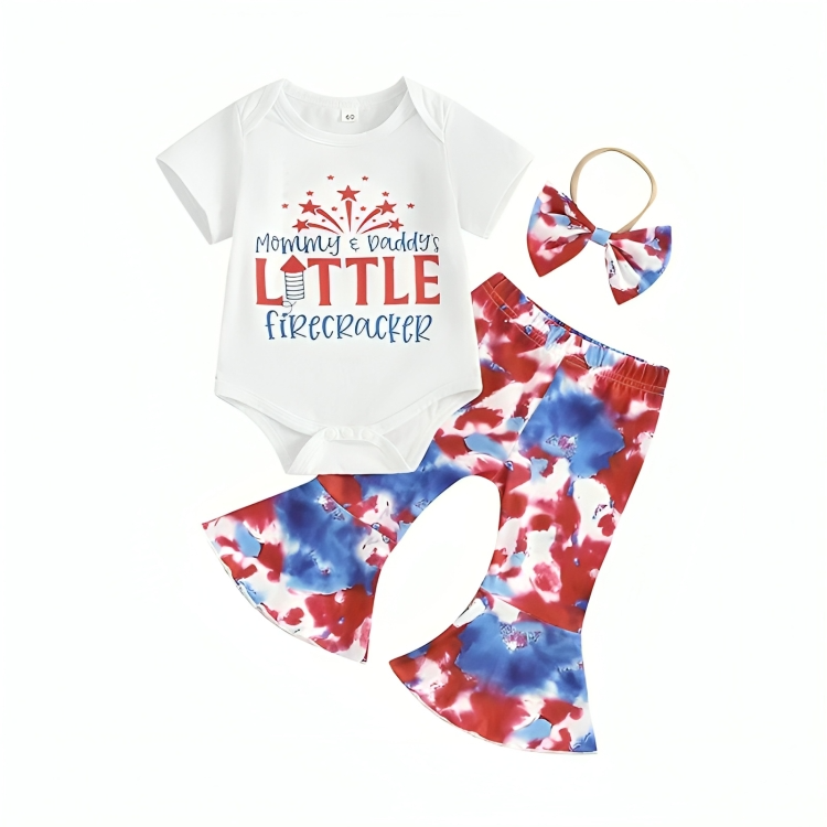 Mommy and Daddy's Little Firecracker Baby Set