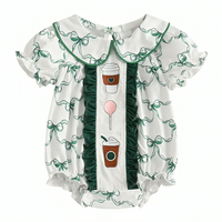 St. Patrick's Day Collar Doll Baby Romper