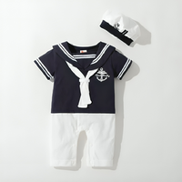 Sailor Cotton Costume Romper Jumpsuit