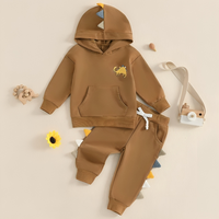 Long Sleeve Dinosaur Hoodie Toddler Set