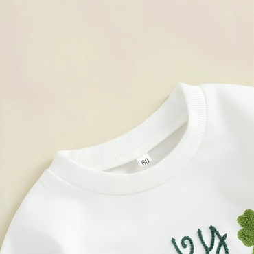 Lucky Babe Colorful Shamrock Baby Bodysuit