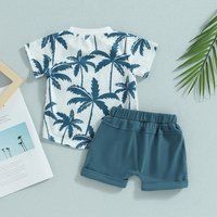 Palm Trees Summer Vibes Baby Set