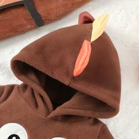 Thanksgiving Turkey Hooded Jumpsuit Costume