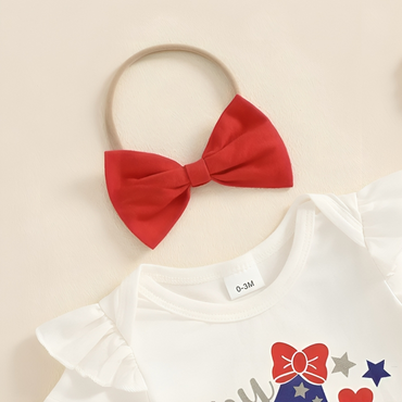 My First 4th of July Ruffled Baby Set